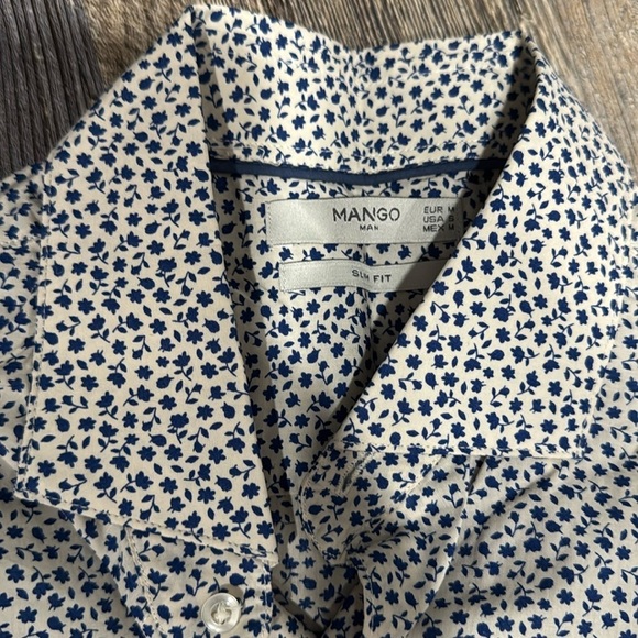 100% cotton Mango slim fit - Long sleeve shirt for men - Picture 5 of 7